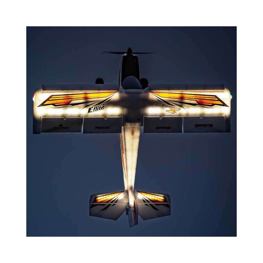 E-flite Aeromodello Night Timber X Evolution 1,2 m BNF Basic con AS3X+ e SAFE Select