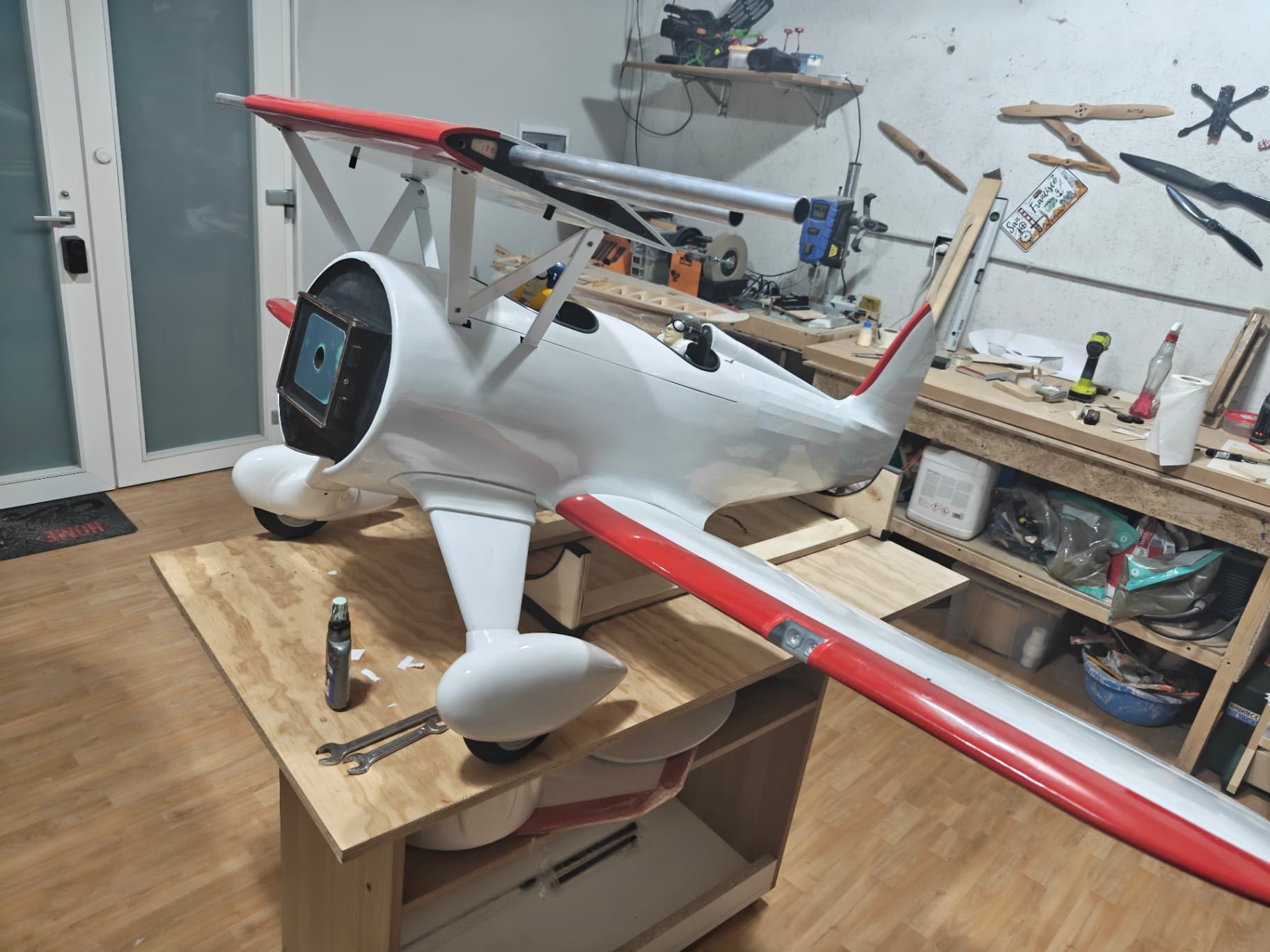 aereo biplano phoenix rc waco